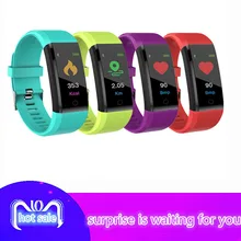 Centechia Открытый Фитнес шагомер Цифровой 0,96 дюймов ЖК-дисплей OLED счетчик калорий Счетчик Сердечного Ритма кровяное давление часы