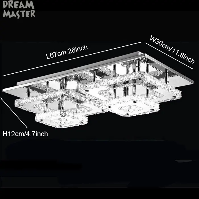 Lustres de Teto Lamparas de Techo Cristal Moderno Luzes Luminária Lâmpada Interior Lustres Cama Sala Estar Hall Lâmpadas Led 6 High Quality lustre led
