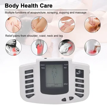 

massage Electrical Stimulator Full Body Relax Muscle Therapy Massager Pulse Tens Acupuncture + 16pads Health Care
