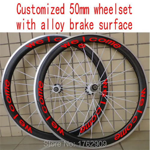 50mm wheelet with alloy brake surface