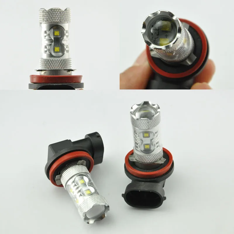 AutoEC 2x высокой мощности H11 50 Вт 9005 9006 led 8 противотуманная фара SMD вождение автомобиля в дневное время Бег лампы фары 12 v# LI10