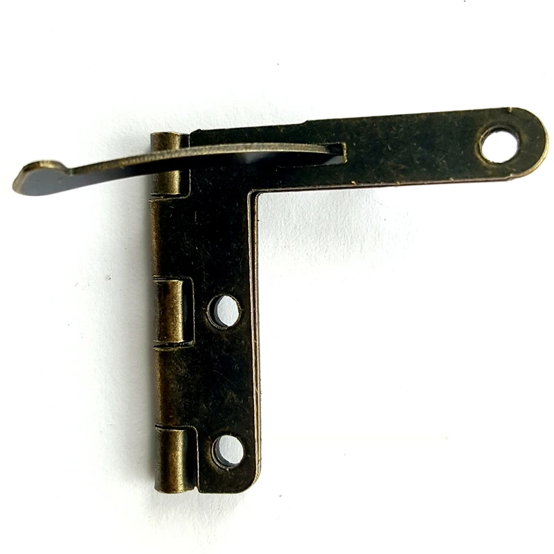 50pcs 30*33mm Bronze Box Quadrant Hinge Small Box Hardware Accessories