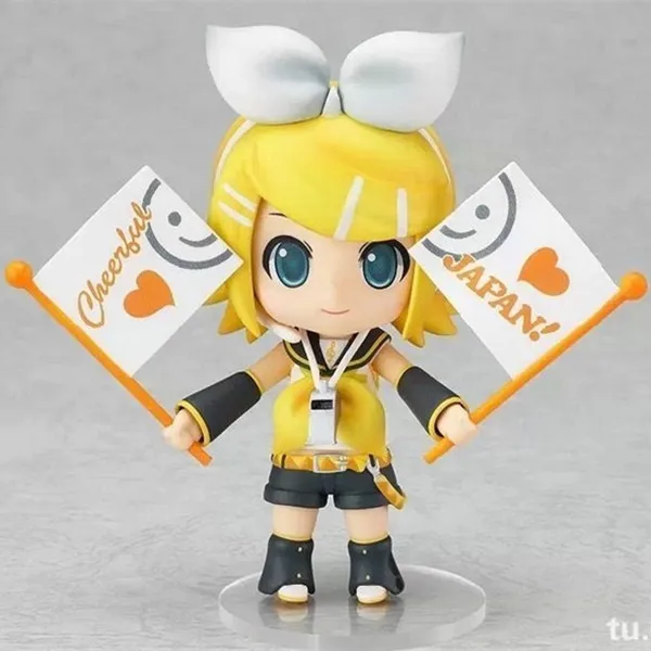 

Hatsune Miku Kagamine Rin Cute 4" Nendoroid PVC Action Figure Model Collection Toy #189 Free Shipping