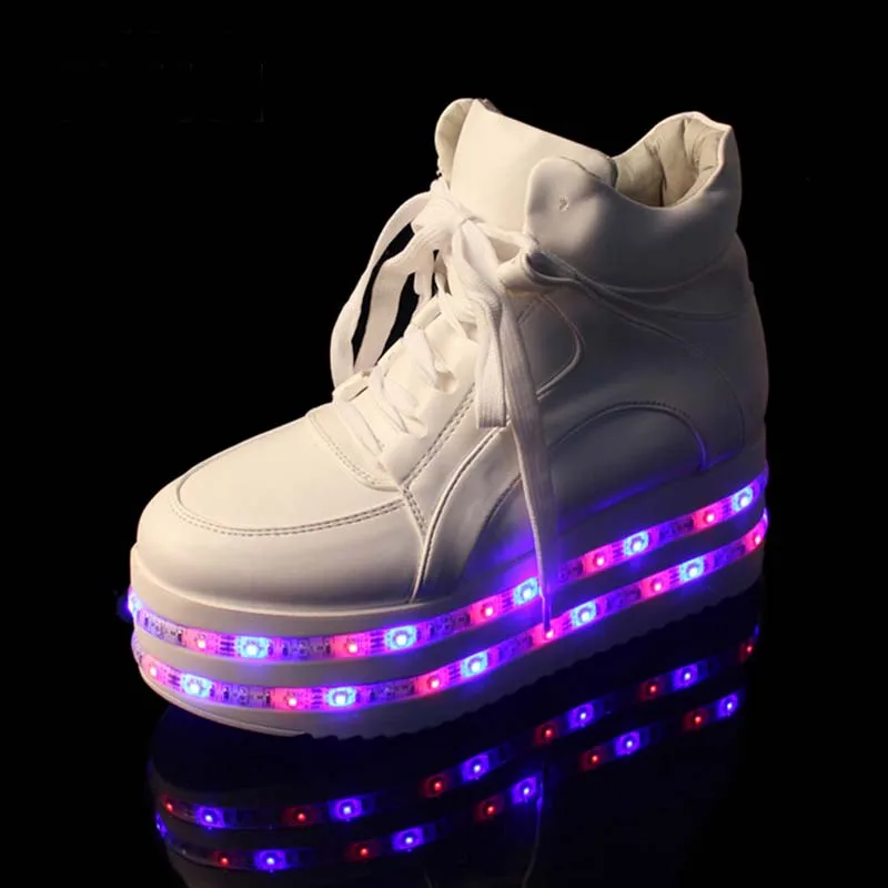 2016 Platform light up shoes for adults Double LED High Quality Shoes ...