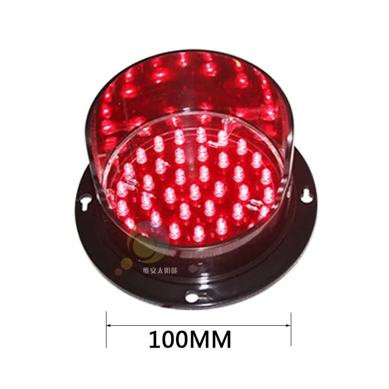 

DC12V or DC24V Hot selling Taiwan Epistar LED waterproof 100mm red traffifc light module