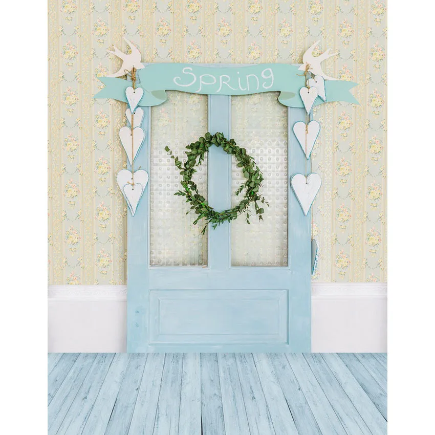 LIFE MAGIC BOX Studio Backdrop Wreath Door Fondos De Estudio Fotografia Photoshoot Background S-2259 | Электроника