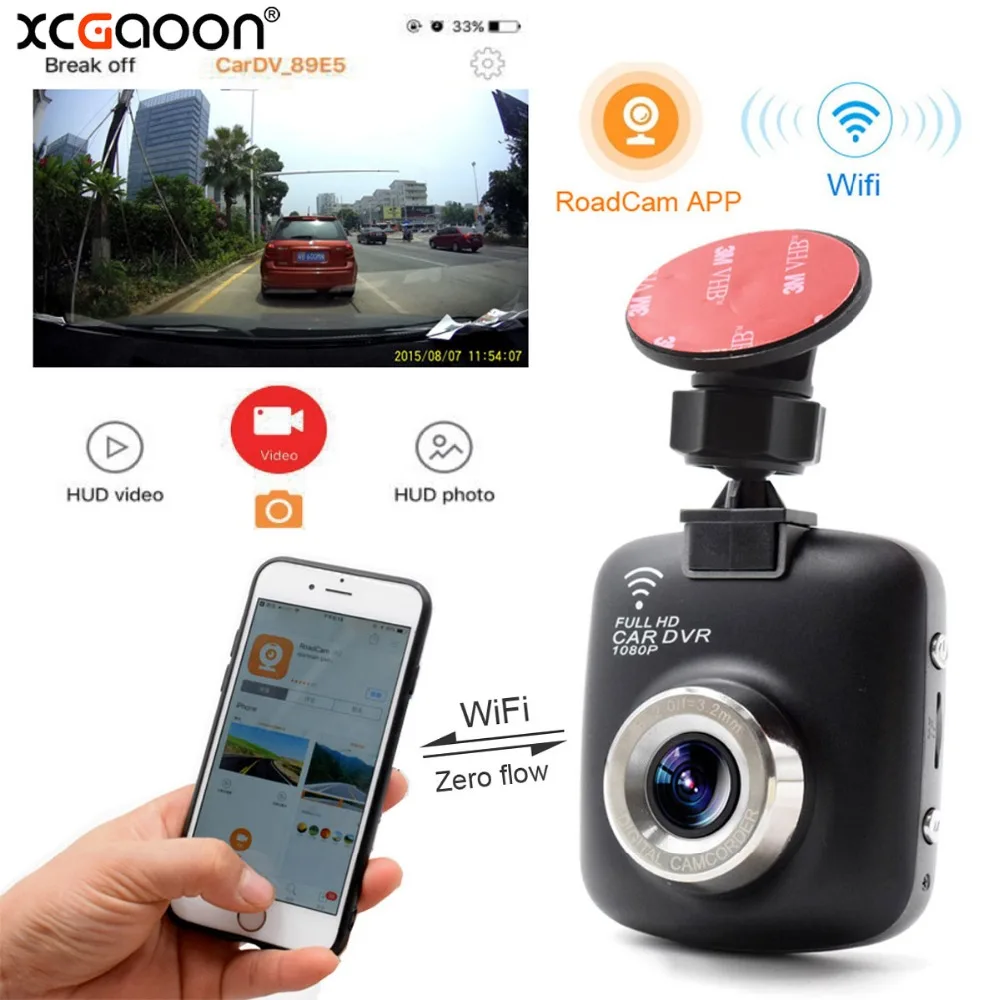 

XCGaoon 2.31 inch Display Wifi Car DVR Registrator Digital Video Recorder Camcorder Dash Camera FULL HD 1080P Night Version
