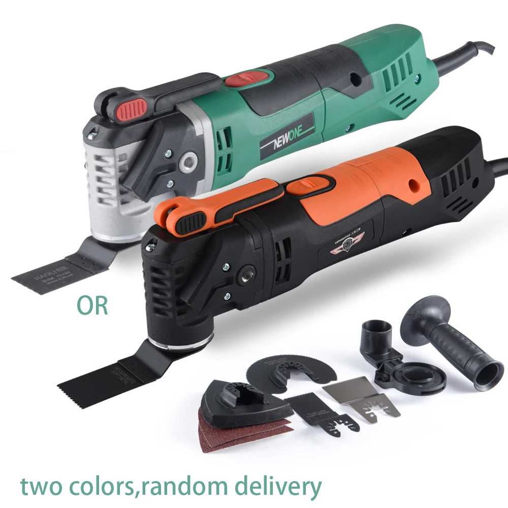 NEWONE наборы Multi-function электрическая пила Осциллирующий триммер домашний Renovator инструмент деревообрабатывающий инструмент два цвета Случайная Доставка - изображение