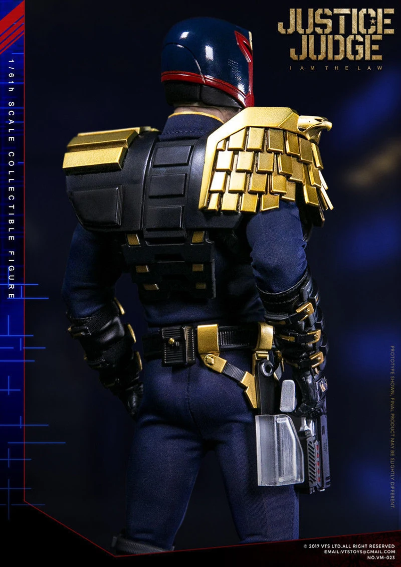 Для Colelction VM-023 1/6 коллекционный полный набор JUSTICE JUDGE Dredd полицейский фигурка модель с 2 головками для фанатов праздничные подарки