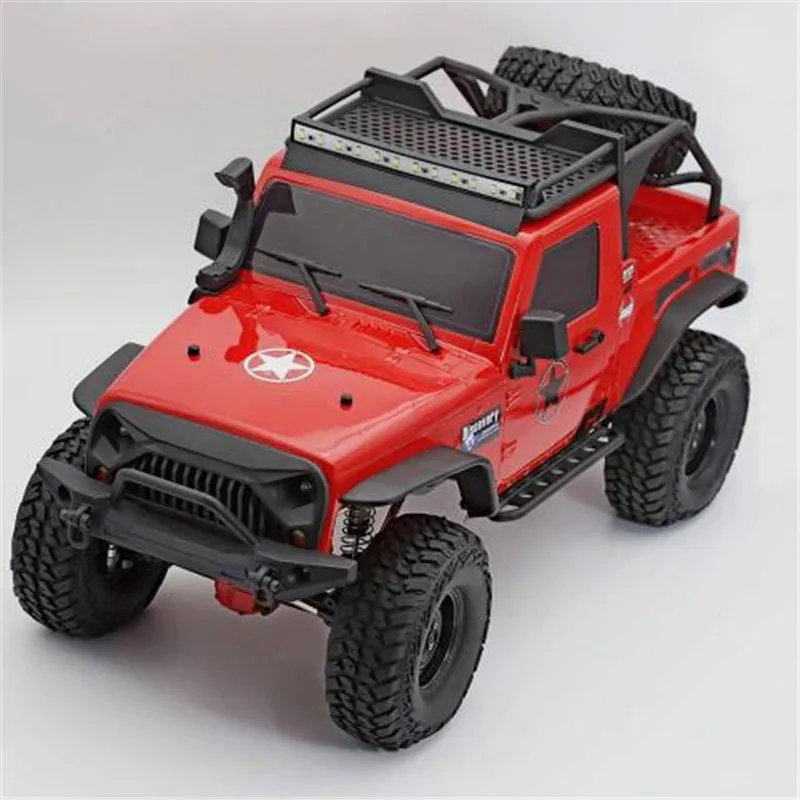 RGT EX86100 PRO Kit 1/10 2,4G 4WD Rc автомобиль электрический скалолазание гусеничный без электронных деталей RC автомобиль игрушки для улицы автомобиль игрушка - Цвет: Red