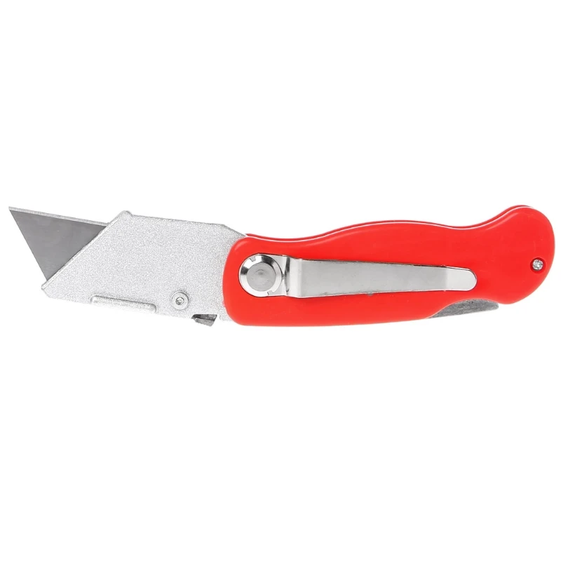 Практичный складной нож для резки бумаги и пластика с заменяемым лезвием-v