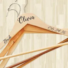 Индивидуальная невеста жених подружки невесты индивидуальное Свадебная Вешалка с датой, изготовленный на заказ Свадебная Вешалка для одежды, изготовленный на заказ вешалка с именем