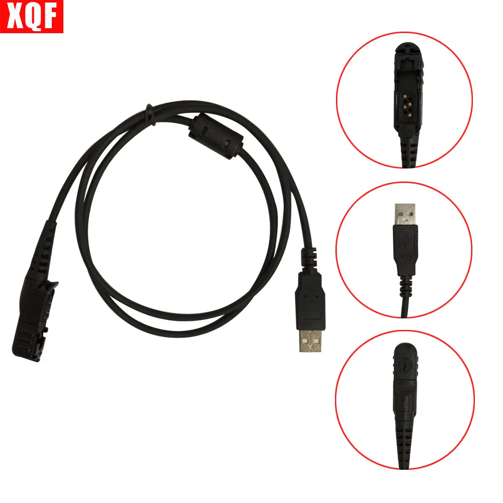 XQF USB Programming Cable for Motorola Radios XiR P6600 P6608 P6620