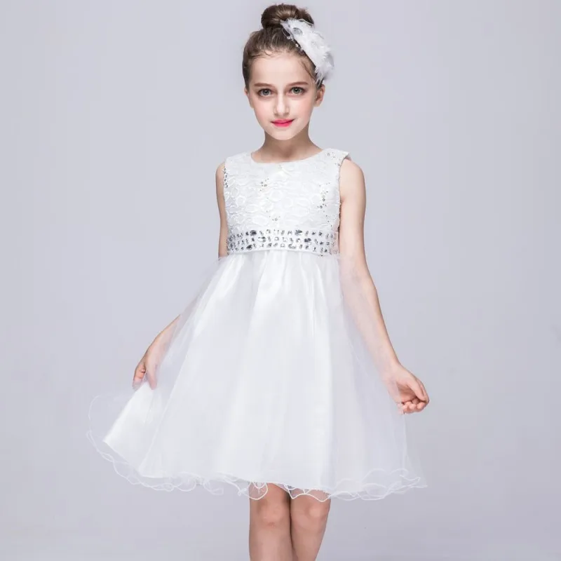 

Girls vestidos Pageant Wedding Bridal Lace Tutu Dress Children Toddler Bridesmaid Clothes