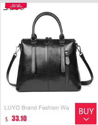 LUYO Fashion Patent Leather OL Women Messenger Shoulder Bags Tote Bag Female Pochette Ladies Handbags Femmes Sac Brown Hobo