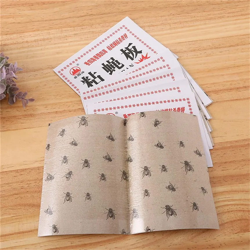 20pcs Sticky Fly Paper Fly Flies Trap Catcher Bugs Insects Catcher 