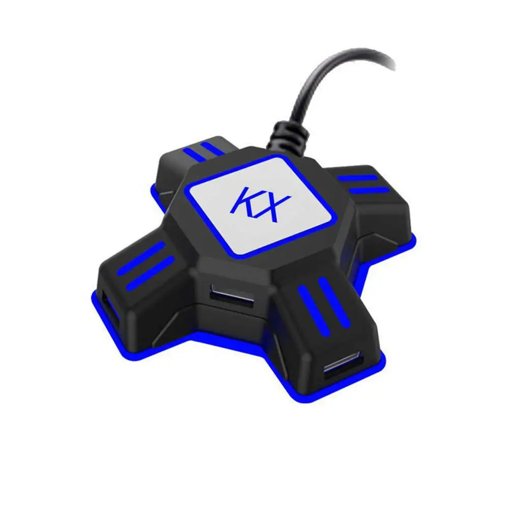 4 порта KX USB игровой контроллер конвертер клавиатуры переходник для мыши