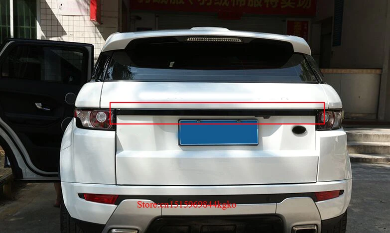 Для Land Rover Range Rover Evoque Черная задняя дверь багажника Крышка отделка 2012- 1 шт