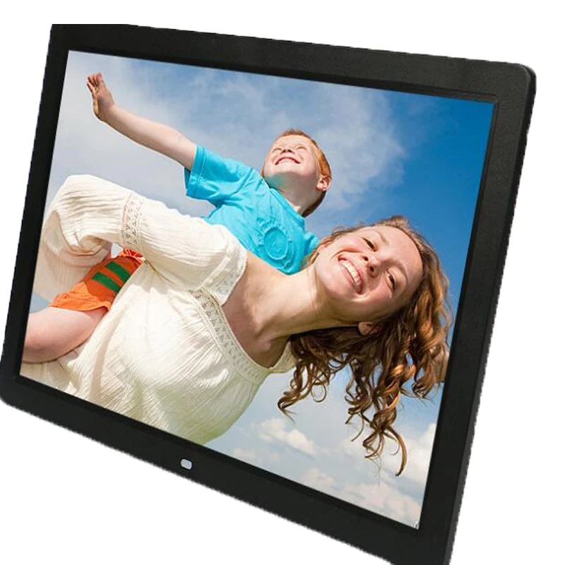 17" Digital Photo Frame Electronic Picture Frame 1440*900 1080P Alarm Clock MP3 MP4 Remote Control