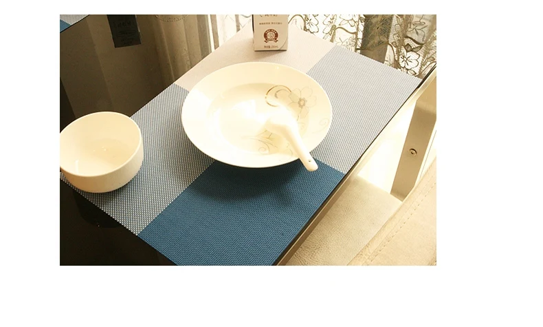 Шт. 4 шт. японские подставки стол коврики плиты изоляции салфетки Простой прямоугольный посуда Подставка под миску