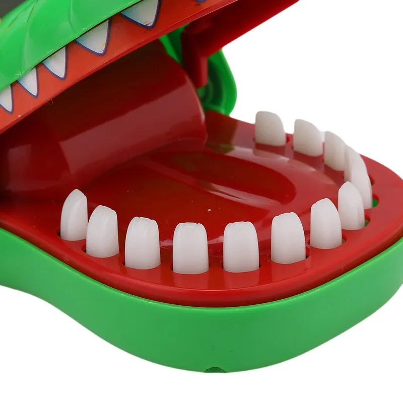 Забавная игрушка в подарок для Chilrden Большой крокодил Рот стоматолог кусает за палец игры