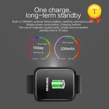 Водонепроницаемый спортивный режим ожидания Смарт-часы браслет монитор сердечного ритма кровяное давление фитнес-трекер спортивный смарт-браслет