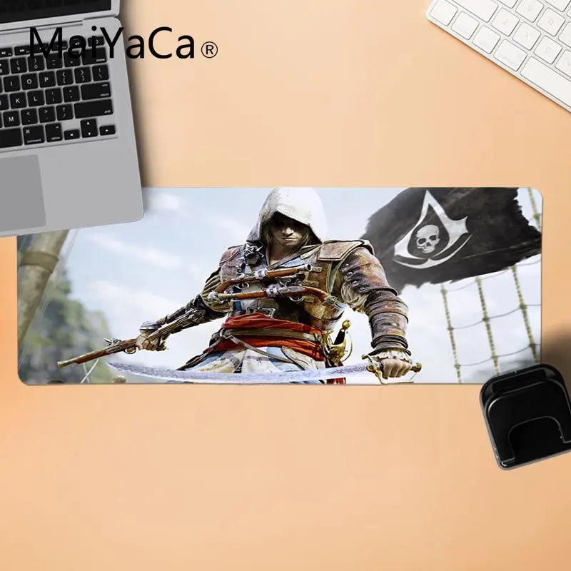 MaiYaCa Assassin's Creed IV черный флаг заказной игровой коврик для мыши для ноутбука игровой коврик для мыши