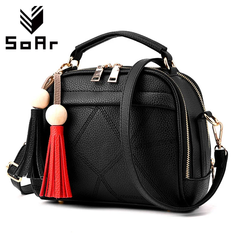 Women Messenger Bags Bolsas Women Bag 2018 Handbag Luxury Brand Woman Handbags Leather Black ...