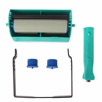 

Double Color Wall Decoration Paint Painting Machine For 5 Inch Roller Brush Tool Green