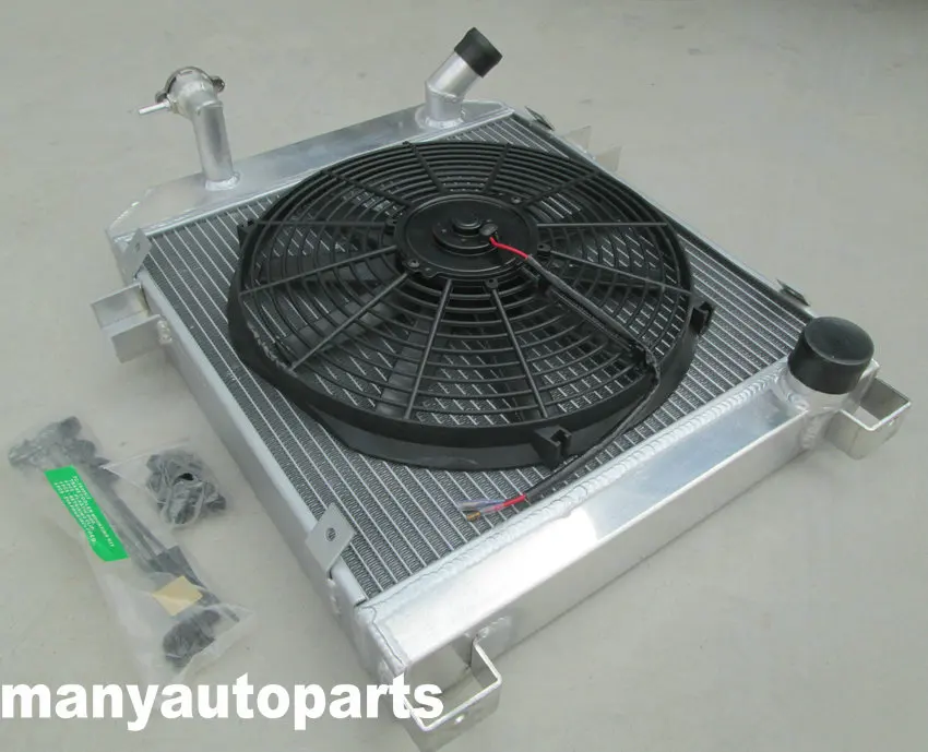 56MM ALUMINUM RADIATOR JAGUAR MK1//MK2 MK I//MKII S-TYPE SALOON MT 1955-1967 56