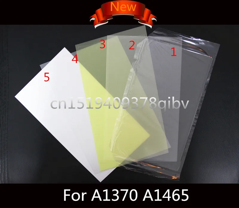 

Brand New 13" A1369/A1466 LCD Backlight for MacBook Air 11" A1370/A1465 LCD Display Backlight Back Rear Reflective Sheets Paper