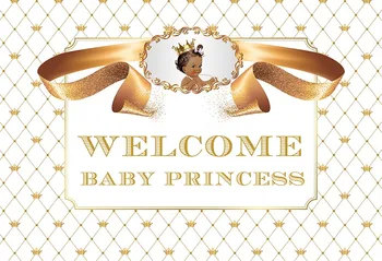 

Vinyl Photo Backdrops baby girl princess computer printed newborn children baby shower Photography Background Props