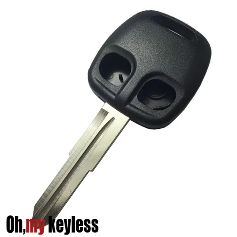 

Replacement remote control key for mitsubishi entry keyless 2 button key shell