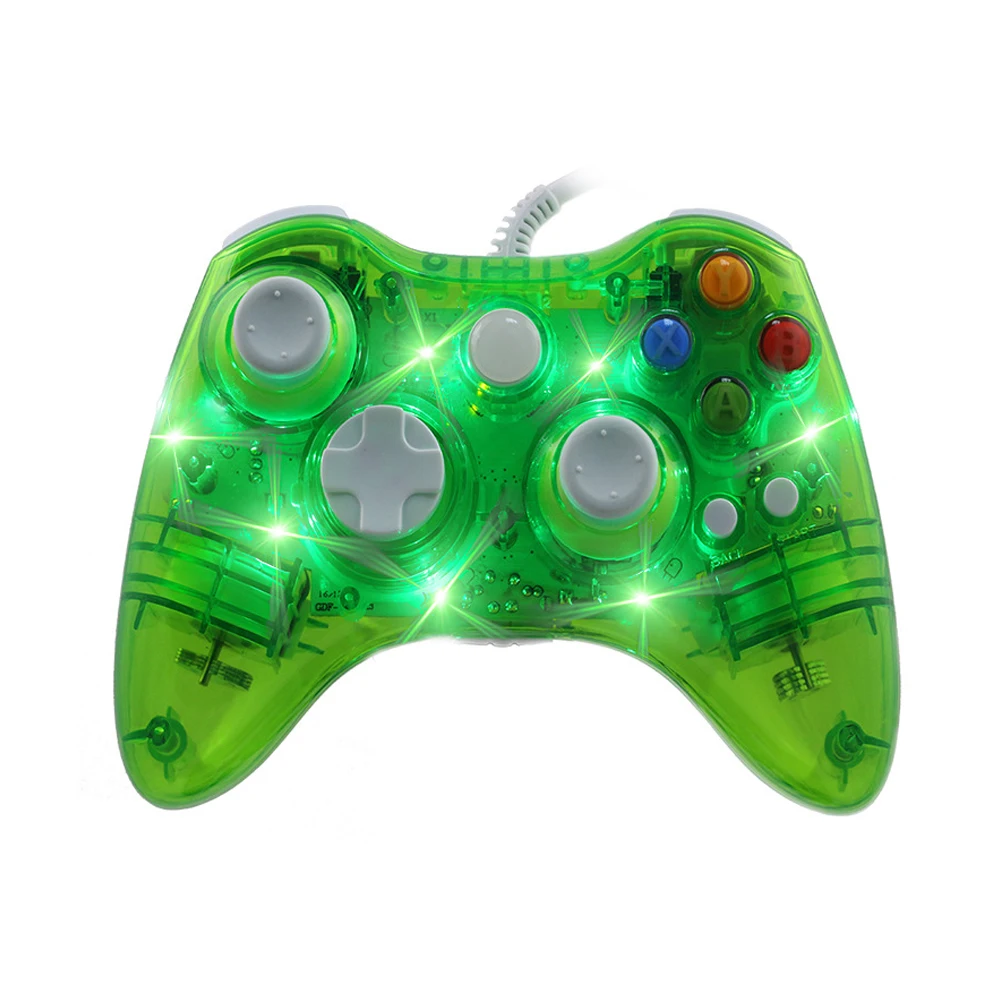Геймпад для Xbox 360 проводной USB игровой контроллер XBOX джойстик с ручкой и ПК