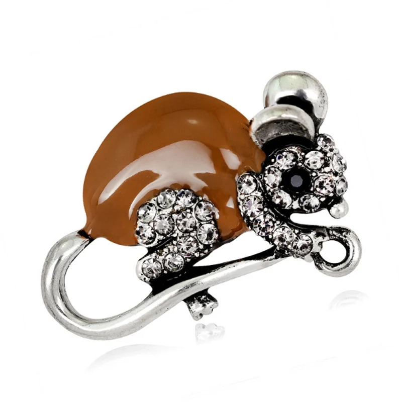 

Женская Винтажная брошь в виде мыши, значок-брошь