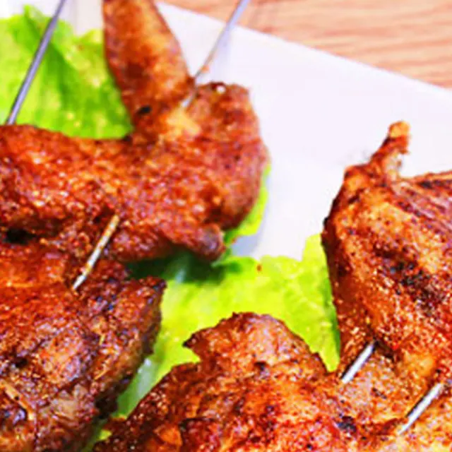 30 Db Bbq Nyárs Rozsdamentes Acél Grillező Tű Kebab Bot Otthoni Konyhai Kiegészítők Szerszámok - Image 5