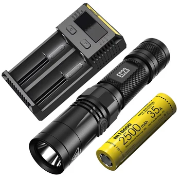 

NITECORE EC23 Flashlight Kit XHP35 HD E2 LED max 1800 lumen 8 modes tactical torch with 18650 battery NITECORE NEW I2 Charger
