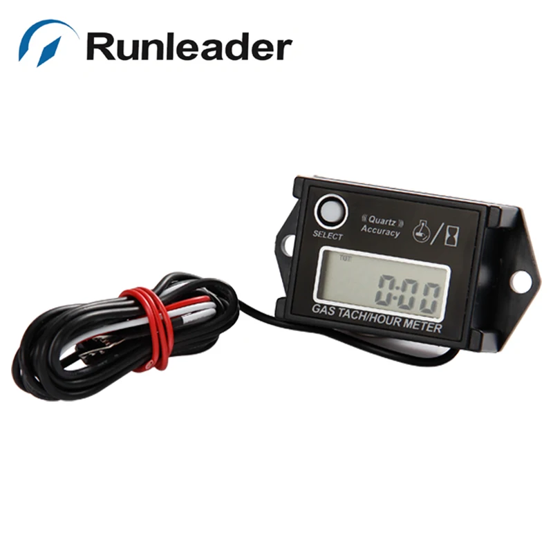 Runleader Tach счетчика Тахометр для газа двигатели автомобиля 2/4 ход generaor Мотоцикл ATV UTV морской цепные пилы снегоход jet лодка - изображение