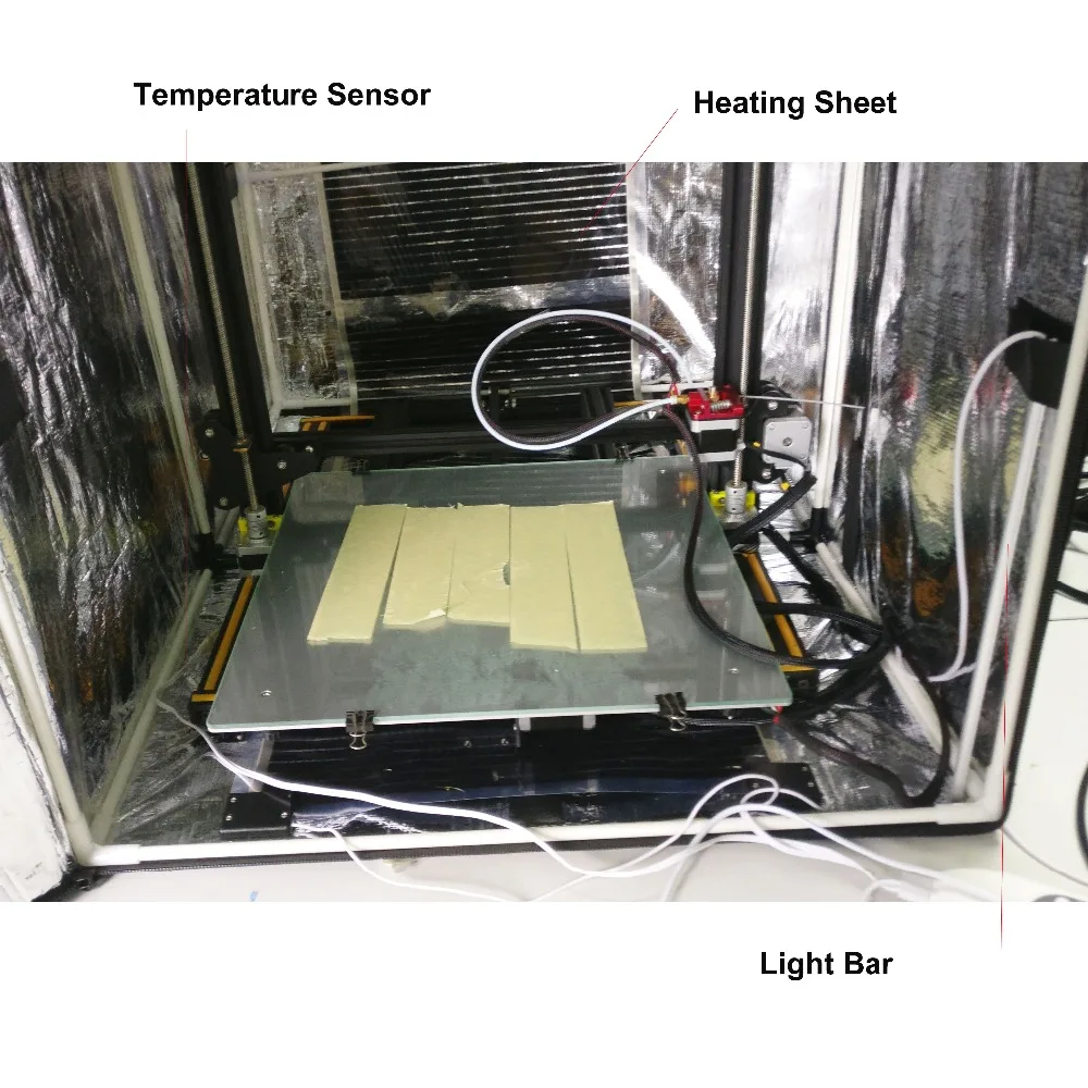 Gabinete de Aquecimento Exterior para Fazer Itens para Computador Creality Impressora 3d Faça Você Mesmo Impressão Grande Abs Cr-10s Cr-10s4 Cr-10s5 7 CR-10S impressão grande abs itens para computador
