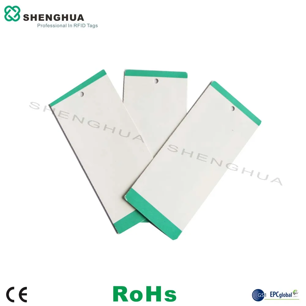 10 дневная пользовательская печать UHF 860 960 МГц бумага для одежды Rfid подвесная