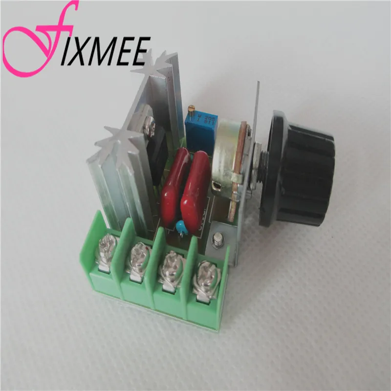 

Fixmee 2pcs PWM AC Motor Speed Controller with Knob 50~220 V