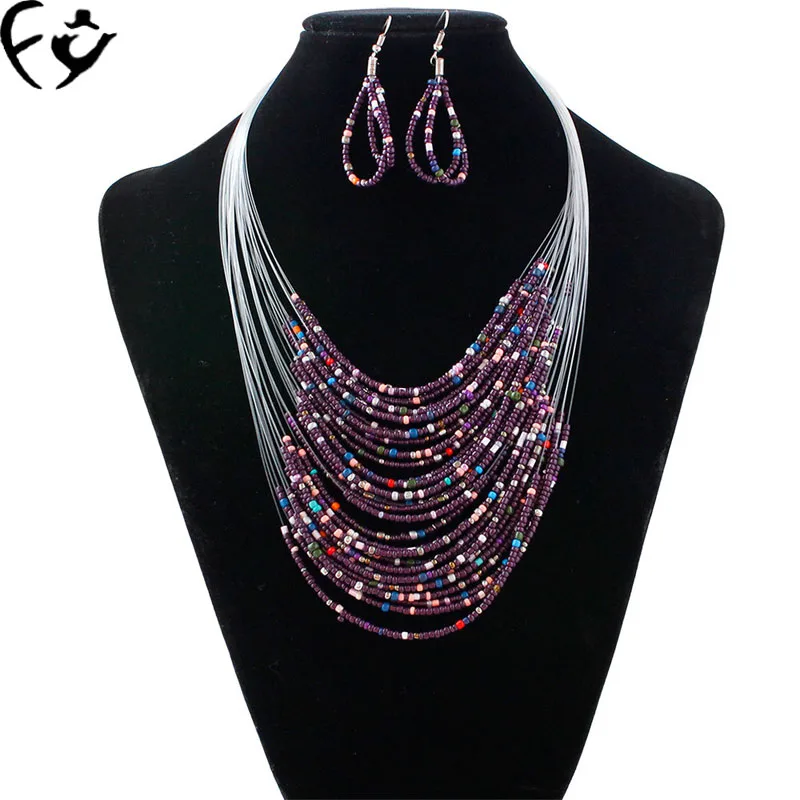 

Are 20 layer line Beads Necklace