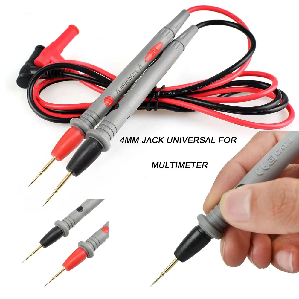 1000V 20A Needle Point Multi Meter test probe / lead for digital