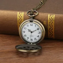 Персонализированные модели стимпанк ВИНТАЖНЫЕ КВАРЦЕВЫЕ римские цифры карманные часы для женщин и мужчин ретро узор Флип карманные часы