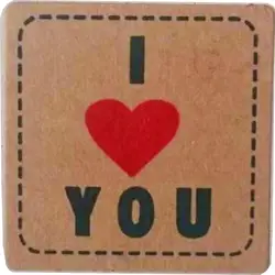 3000 шт./лот спасибо любовь самоклеящиеся наклейки крафт-этикетка наклейка Диаметр 2.5 см для DIY/Торт/ конфеты бумаги теги