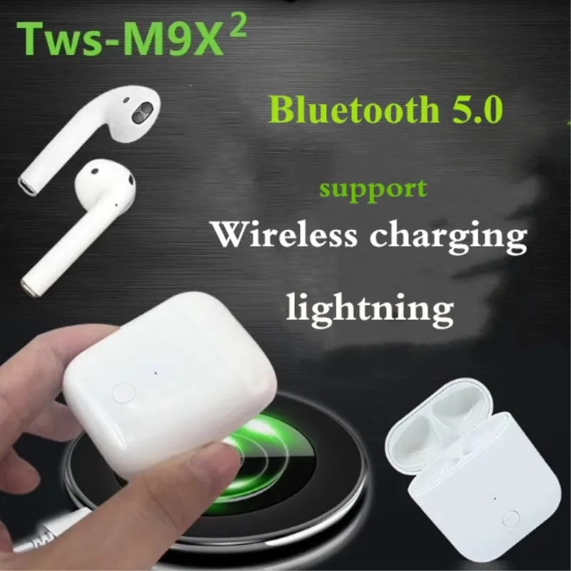 

M9X2 TWS Wireless Bluetooth Earphone Stereo Touch Cordless Bluetooth Earbuds With Charging Box For iPhone Android Smart Phones