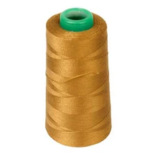 Полиэфирная нить для шитья, золотая, 3000 ярдов, 40 S/2, стежка для шитья, швейная линия, нить для швейной машины, цветная