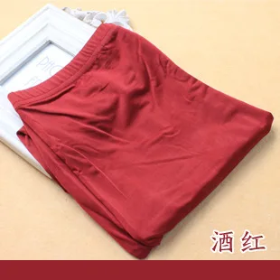 Summer candy color Ice silk sexy leggings female Comfortable Spandex cool and breathable thin Leggings L1005 - Цвет: Wine Red