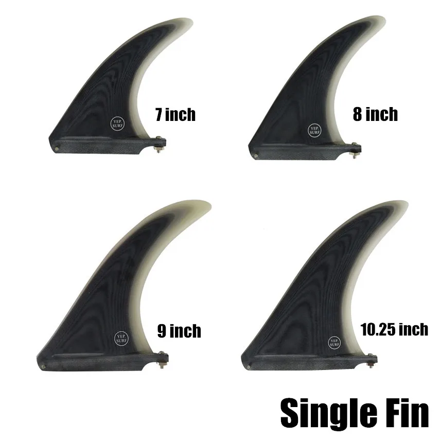 Paddle board Longboard Single Fins Surfboard Fin 9 inchLength Surfboard Center Fins High Sale Fiberglass Fin