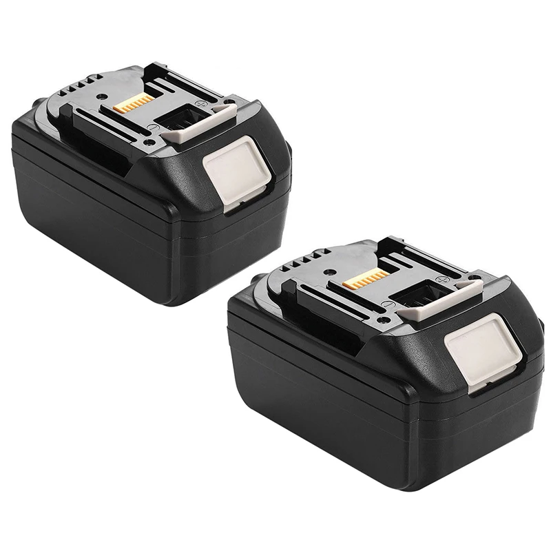 2x 18V 6 0AH font b Battery b font For Makita BL1860 BL1840 BL1830 BL1815 LXT
